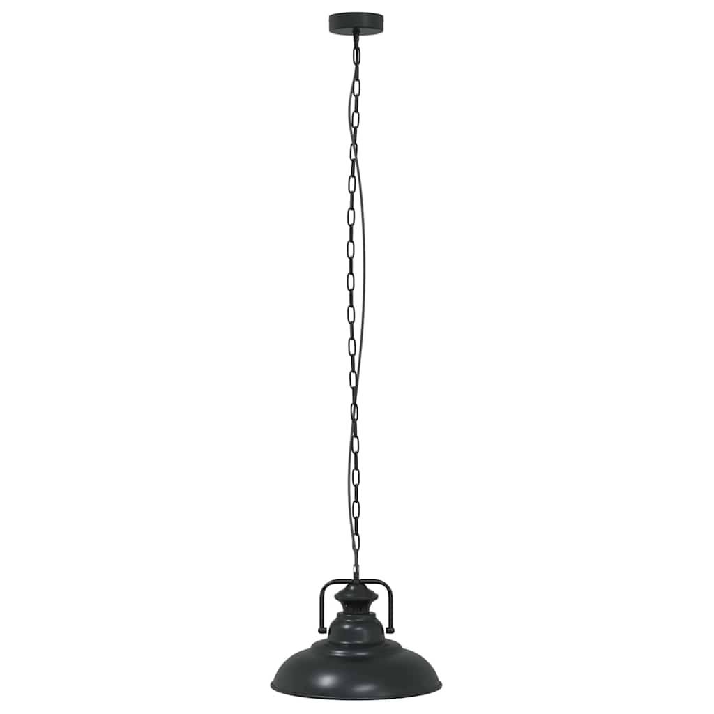 Pendant Lamp E27 Black Ø 31 Cm Iron