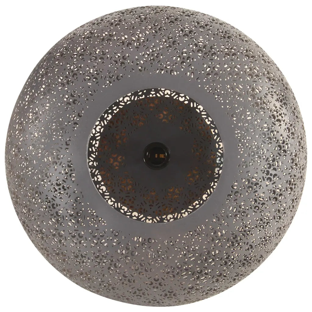 James | Industrial Pendant Lamp With Iron & Mango Wood - Lamps