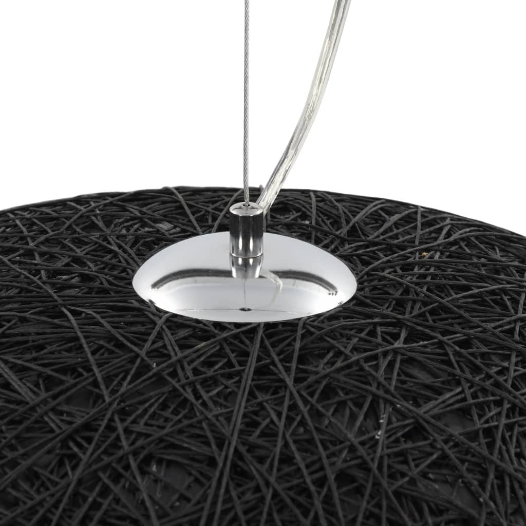 Zara | Black Bird’s Nest Pendant Light with Gold Interior – Ø70 cm E27 - Lamps