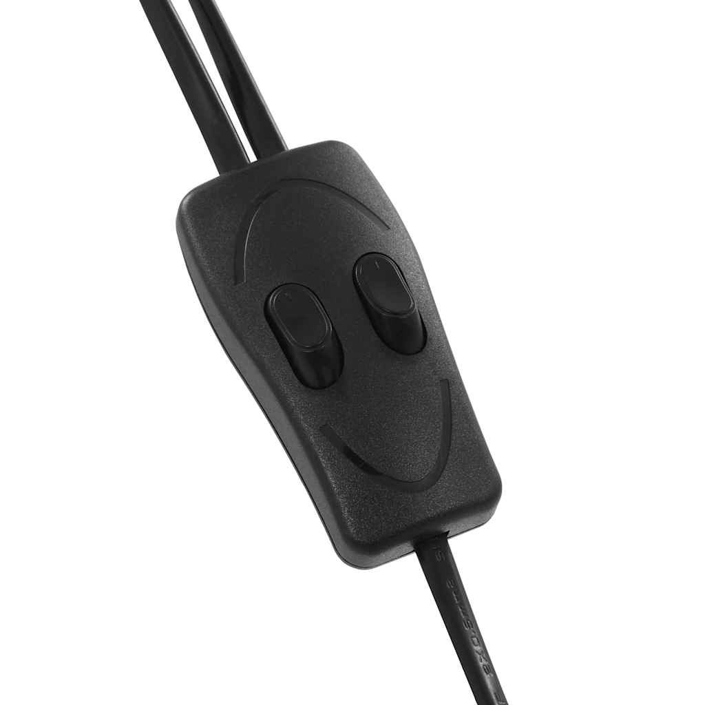 Lyra | Dimmable LED Floor Lamp with Uplighter & Reading Arm – 23W Black Steel - Lamps